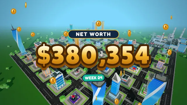 Net worth climbing toward a million