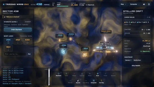Docked at StarDock